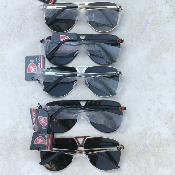 AVIATOR REFLECTIVE SUNGLASSES - Picture 2 of 2